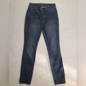 Women's NYDJ Not Your Daughters Jeans Stretch Blue Cotton Denim Jeans Size 6